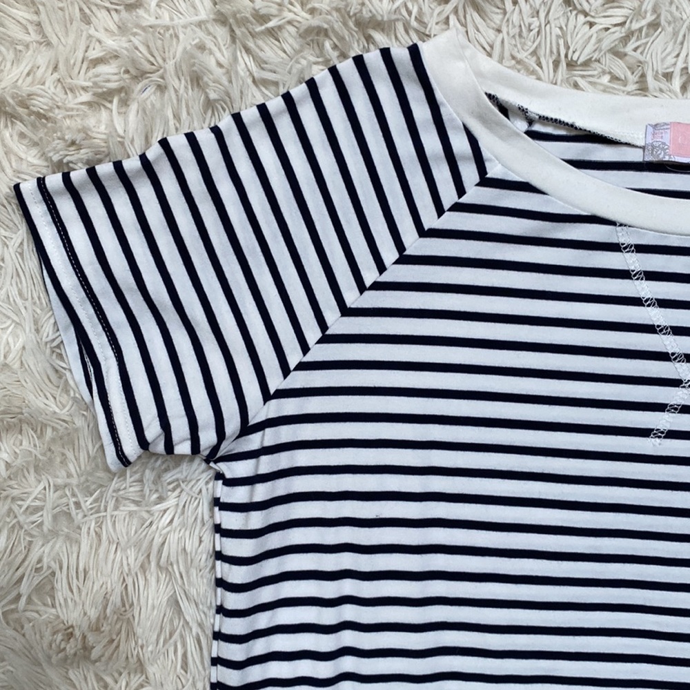 C+D+M Striped Top 💗 Black & White - Picture 6 of 12